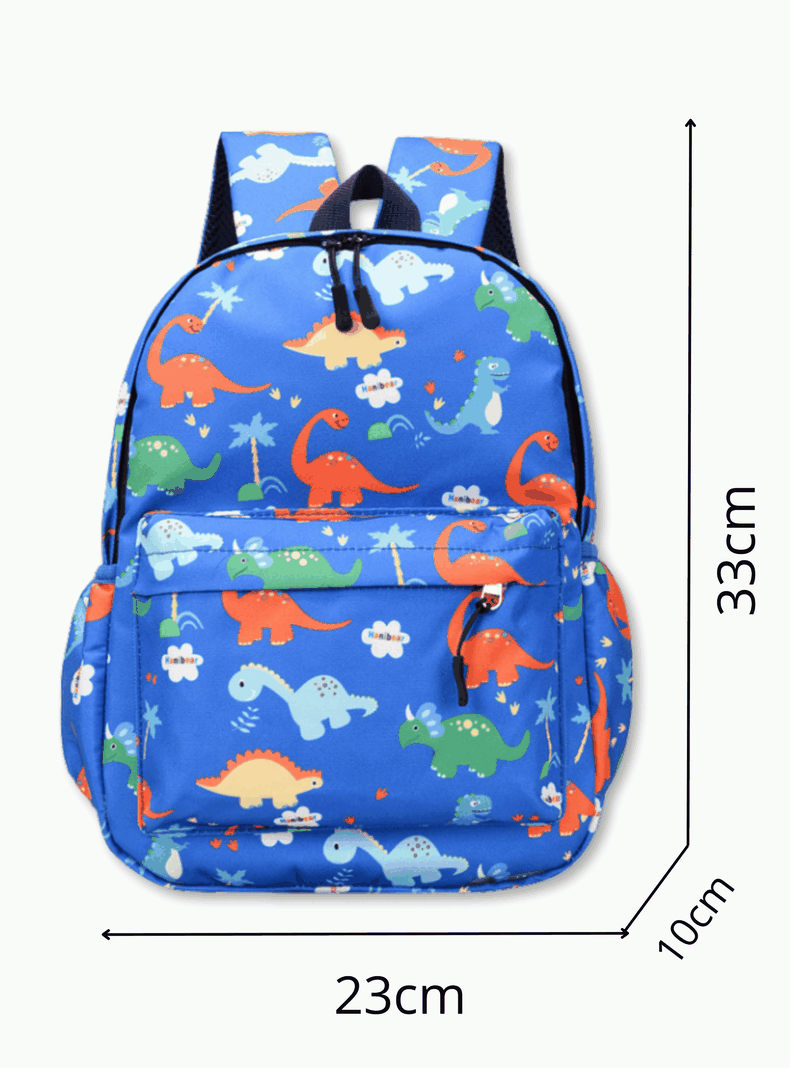 Mochila Infantil 2 a 4 años Jardín Escuela 30cm Niño Niña Blue Dinosaurs-1