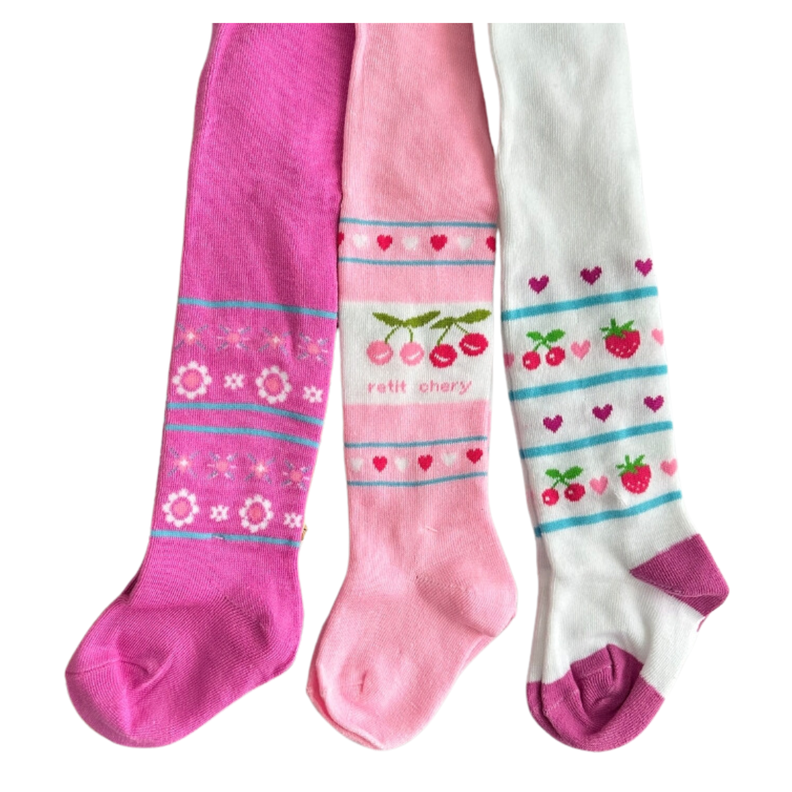 Pack 5 Pantys Primera Capa Invierno Niña Surtido-0