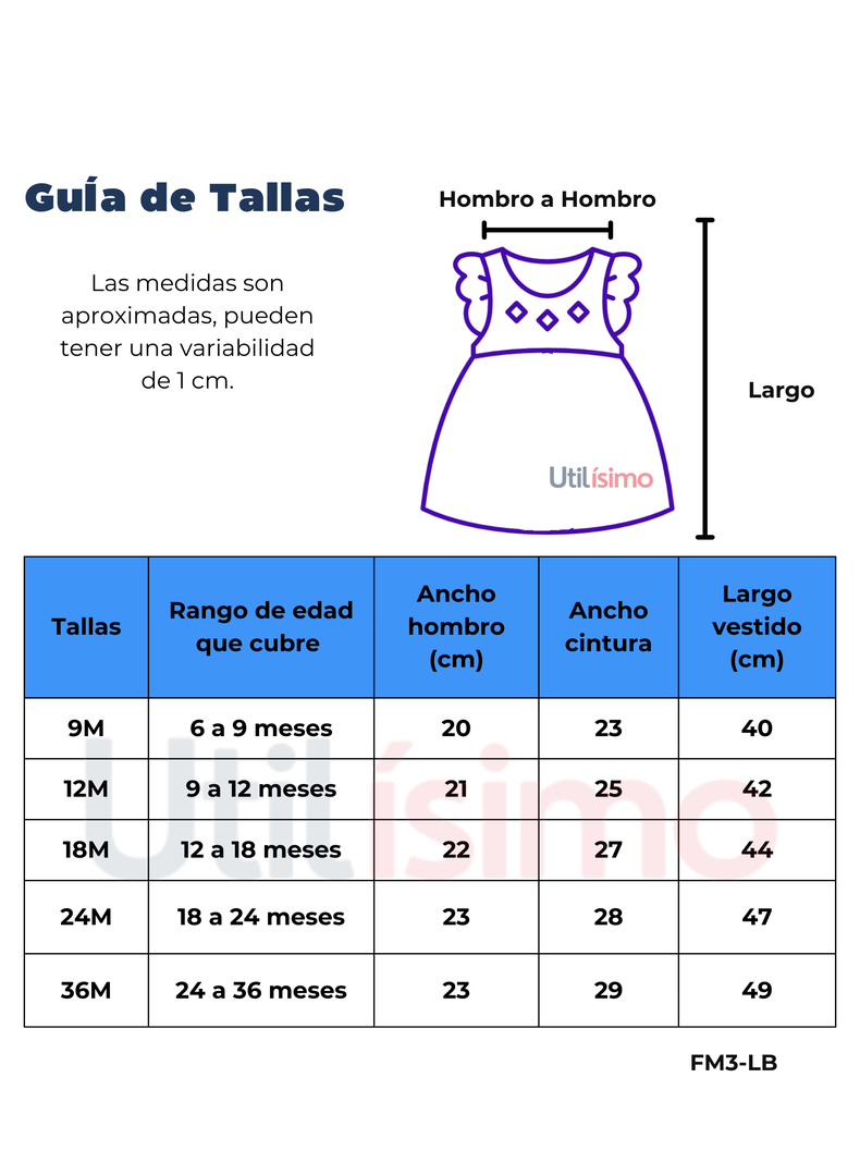 Vestido Sin Mangas Estampado Bebé Niña 9 a 36 Meses Floral Girl-1