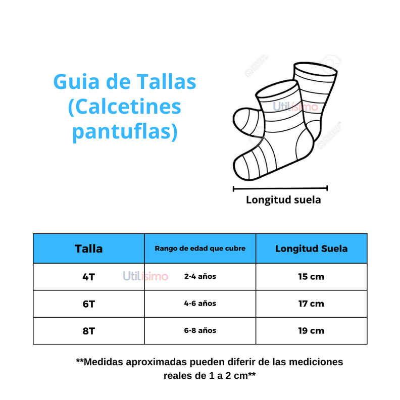 Pack 6 Calcetines Chiporro Antideslizante Niña-2