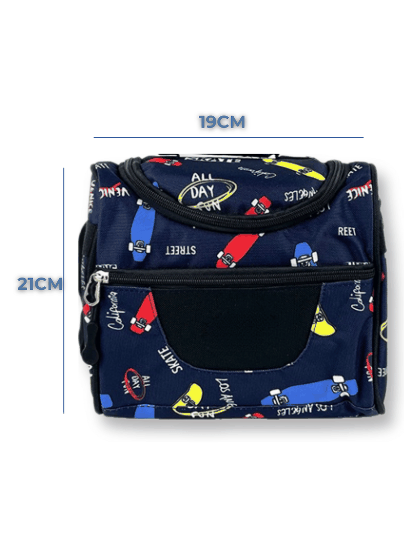 Mochila Con Lonchera Y Estuche 45CM Niño Skateboards-2