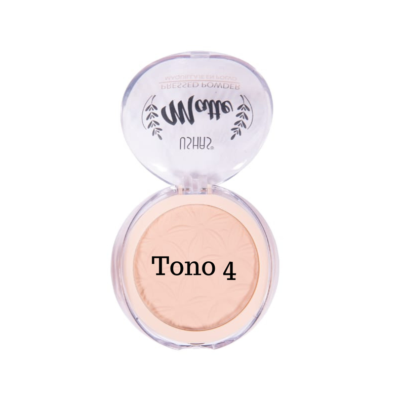 Polvo Compacto Matte Pressed Powder Ushas T04-0
