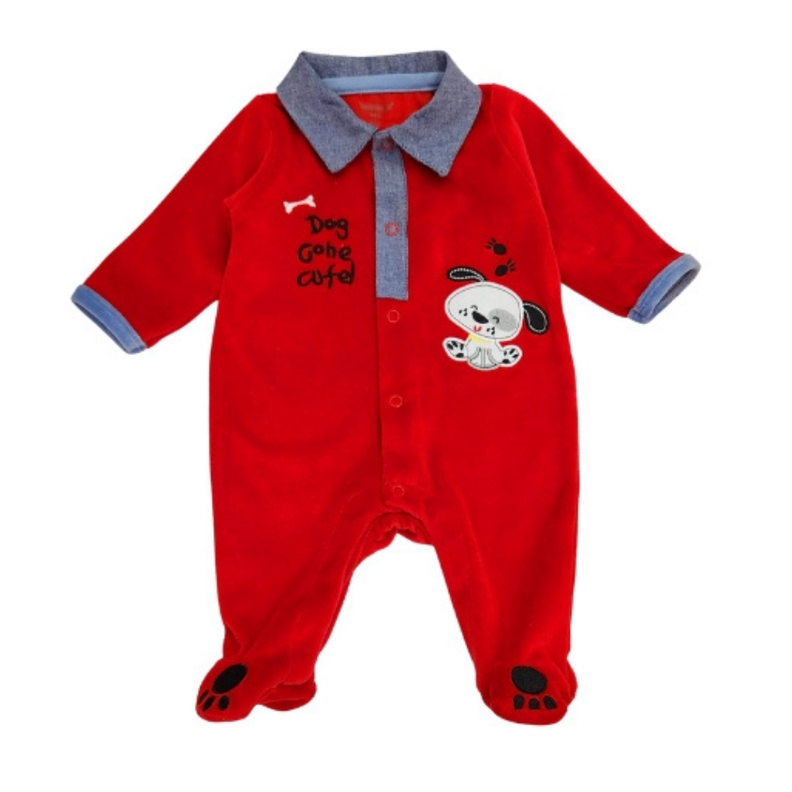 Enterito Bebe Niño Pijama Tedmimak Plush Perro-1