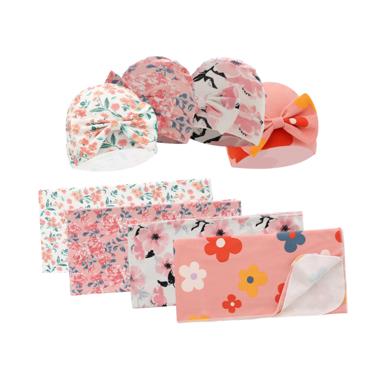 Set de Turbante y Manta de Dormir para Bebé Niña Jump Kids Surtido-0
