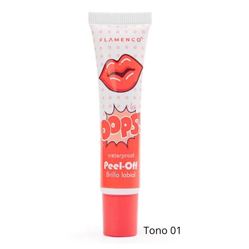 Lip Gloss Peel-Off Waterproof Flamenco T01-0