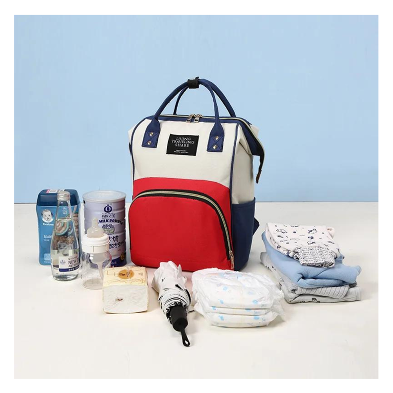 Bolso Maternal Pañalera Multicolor Premium Tedmimak-3