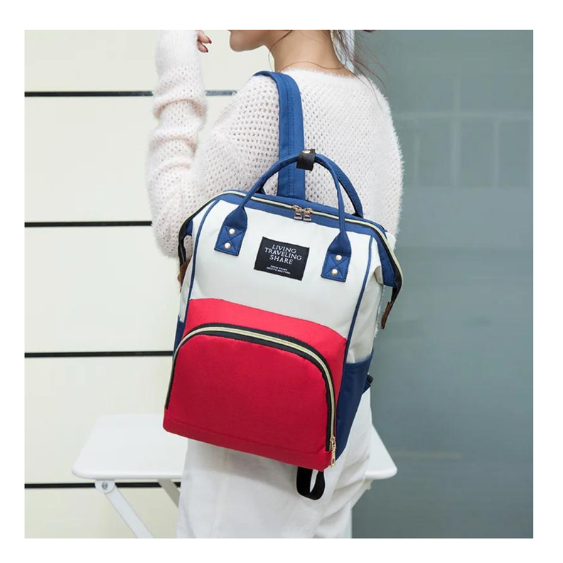 Bolso Maternal Pañalera Multicolor Premium Tedmimak-4