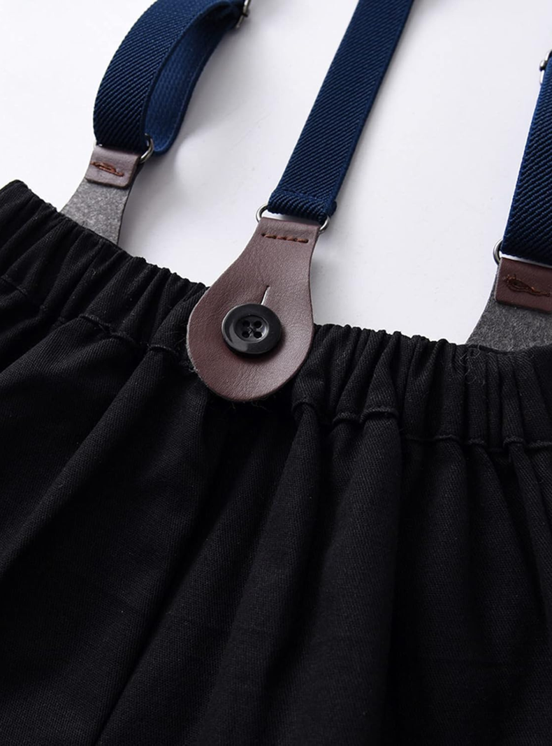 Conjunto de vestir con corbatín y pantalón corto 9 meses a 5 años-3