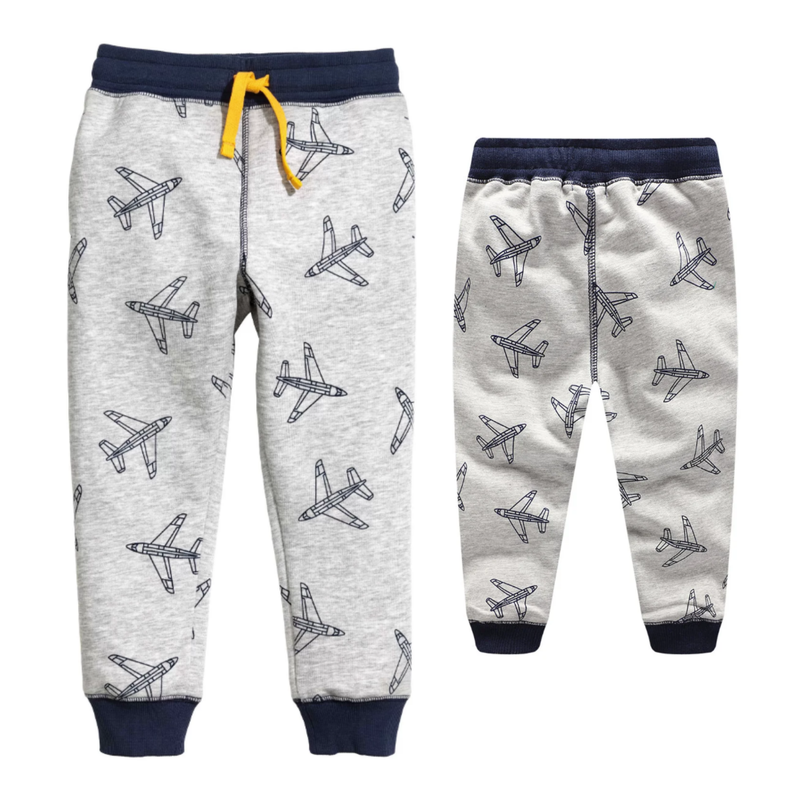 Pantalon Buzo Niño 100% Algodón Avioncitos Jump Kids-0
