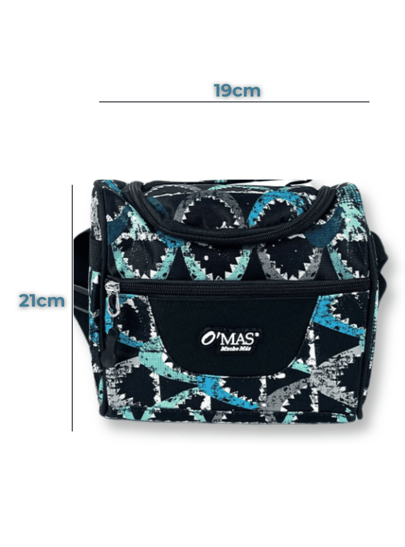 Mochila Con Lonchera Y Estuche 45cm Escolar Niño Shark-2