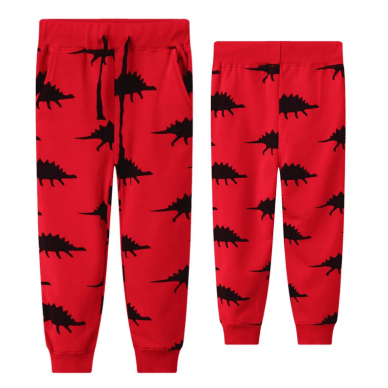 Pantalon Buzo Niño 100% Algodón Dinos Jump Kids-0