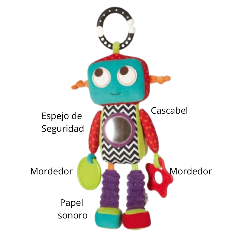 Peluche Robot Interactivo Colgante para Bebés Tedmimak-2