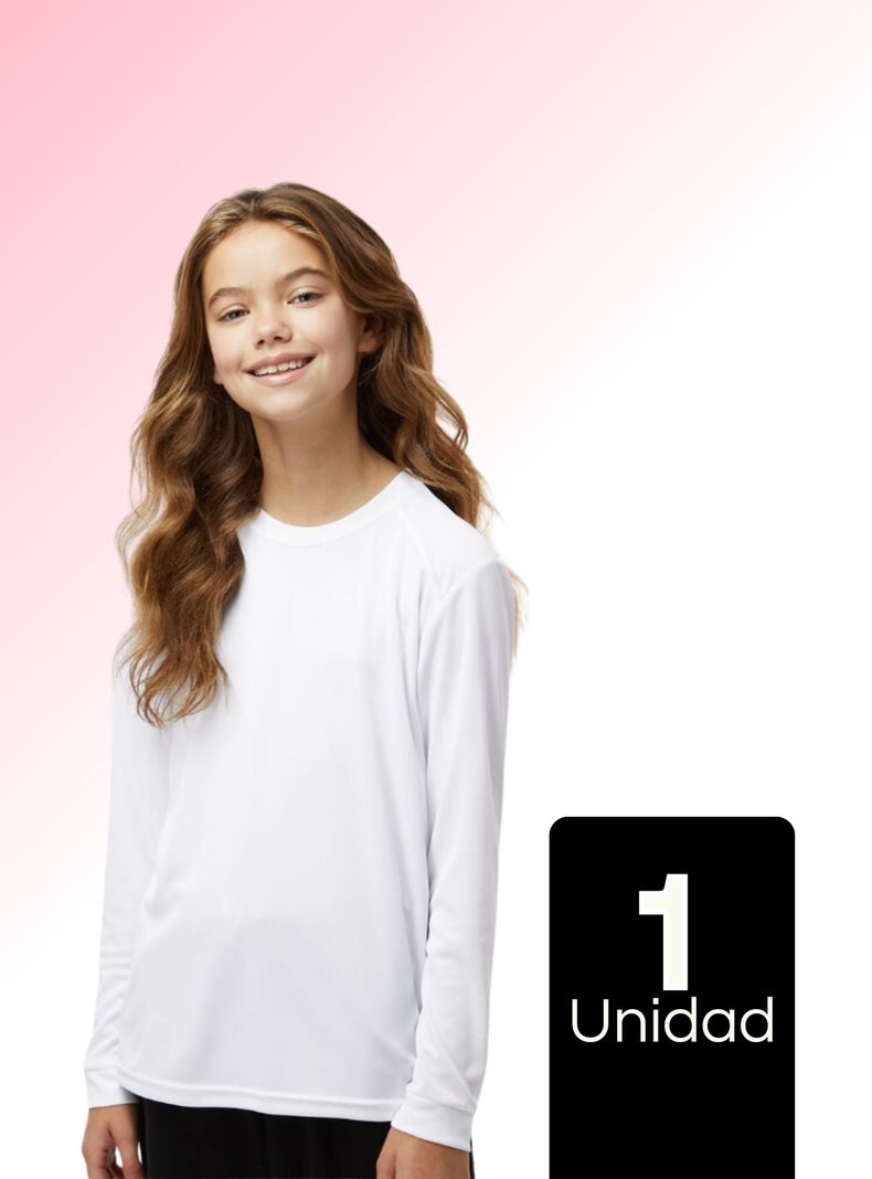 Camiseta Polar Primera Capa Niña Invierno-0