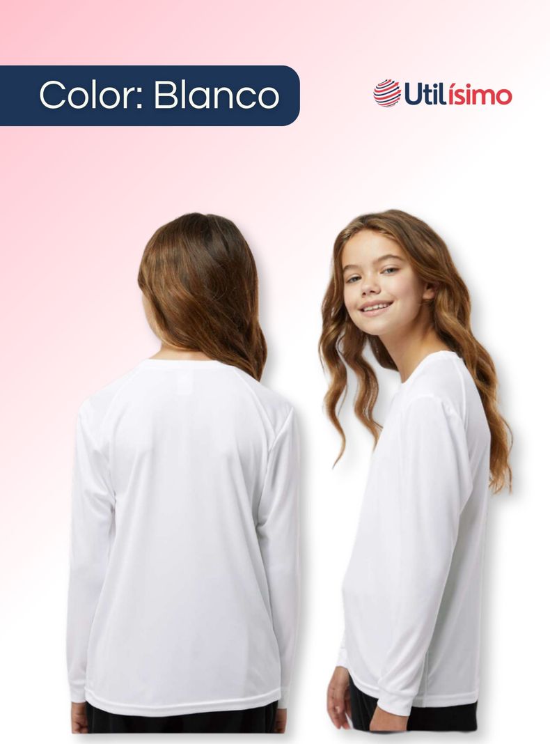 Camiseta Polar Primera Capa Niña Invierno-1