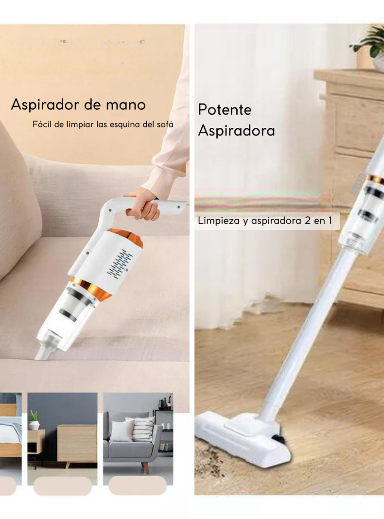 Aspiradora Portátil Inalámbrica Recargable Usb Hogar Y Auto-5
