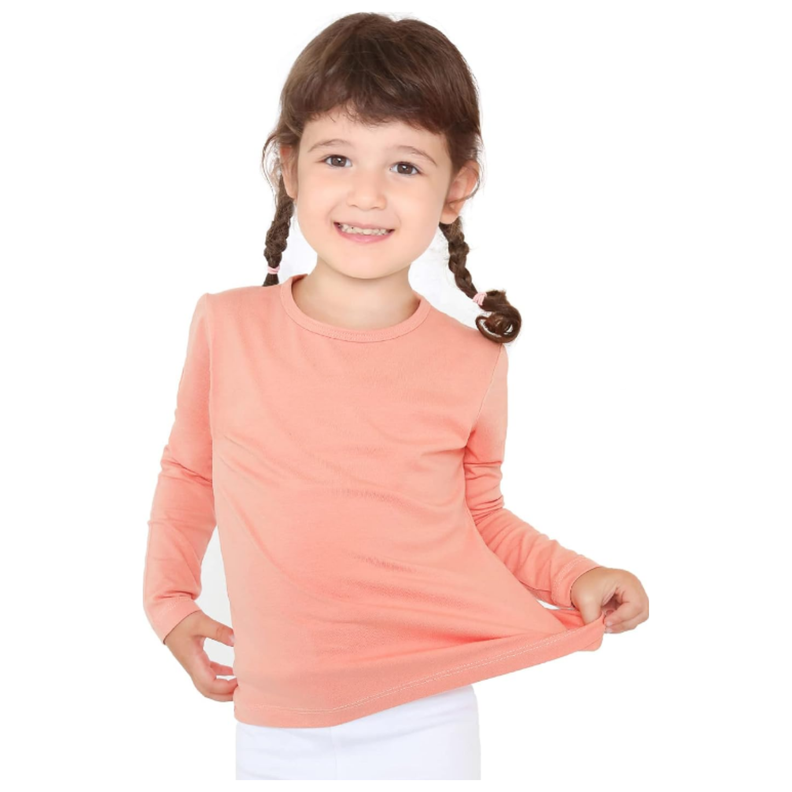 Pack 2 Camisetas Polar Primera Capa Niña Cuello Redondo-3