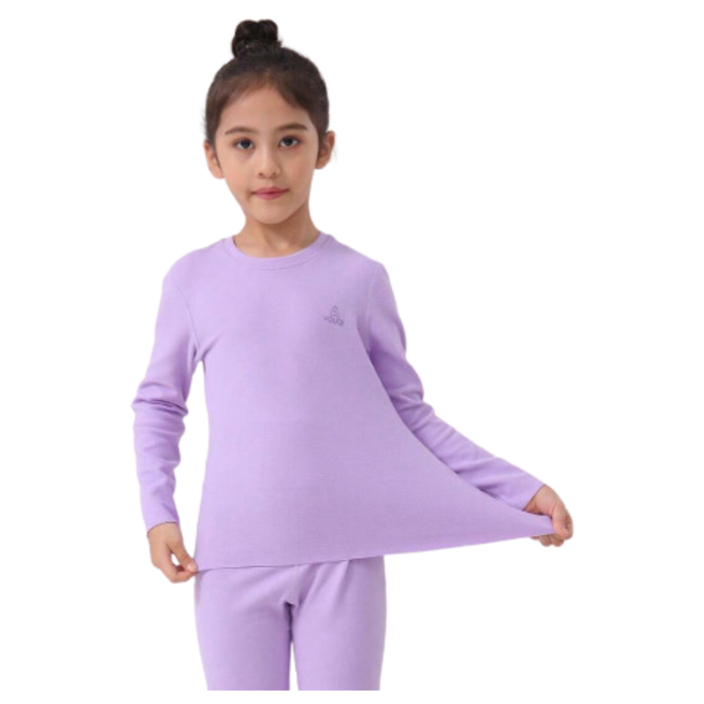 Pack 2 Camisetas Polar Primera Capa Niña Cuello Redondo-4