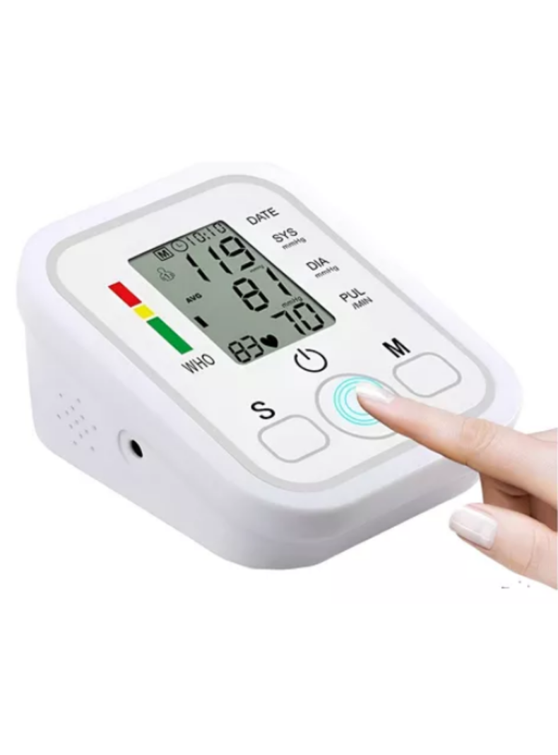 Kit Saturómetro De Dedo + Tensiómetro Digital + Termómetro De Frente-5