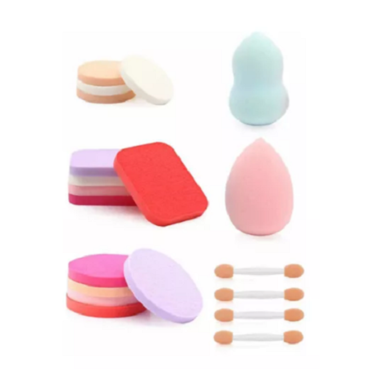 Set Esponjas Blender + Aplicadores De Sombra y Base Max Belle-1