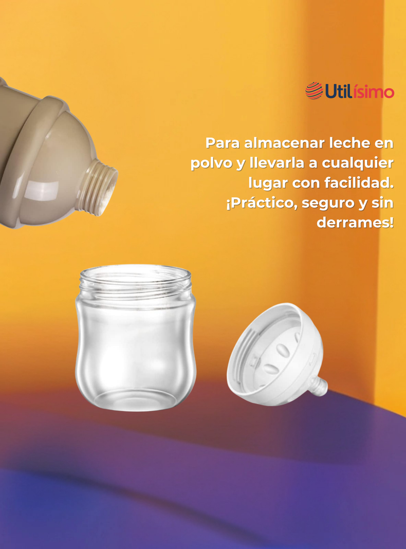 Dispensador De Alimentos Portátil Multicapa Libre de BPA Bebés Niña-3