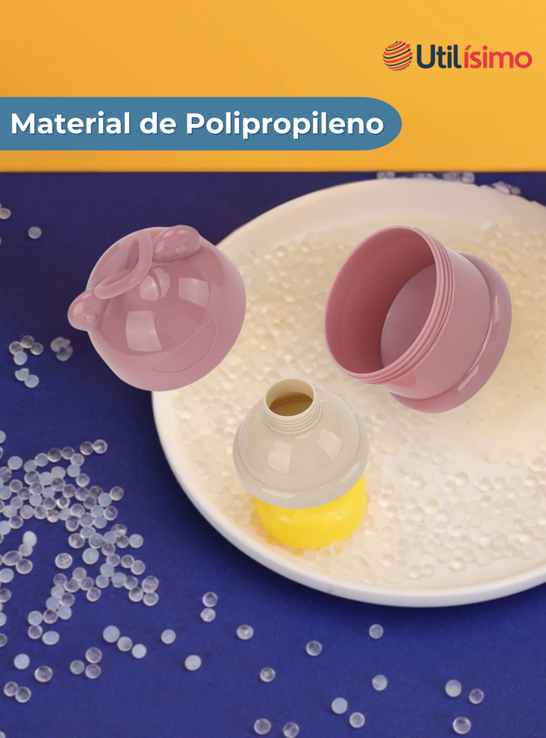 Dispensador De Alimentos Portátil Multicapa Libre de BPA Bebés Niña-7