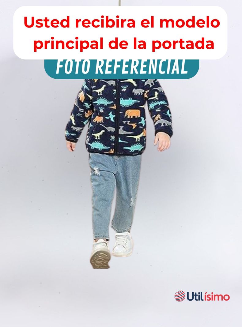 Cortaviento Impermeable Chaqueta Estampado Niño Y Bebé Jump Kids Blue Surtidos-7
