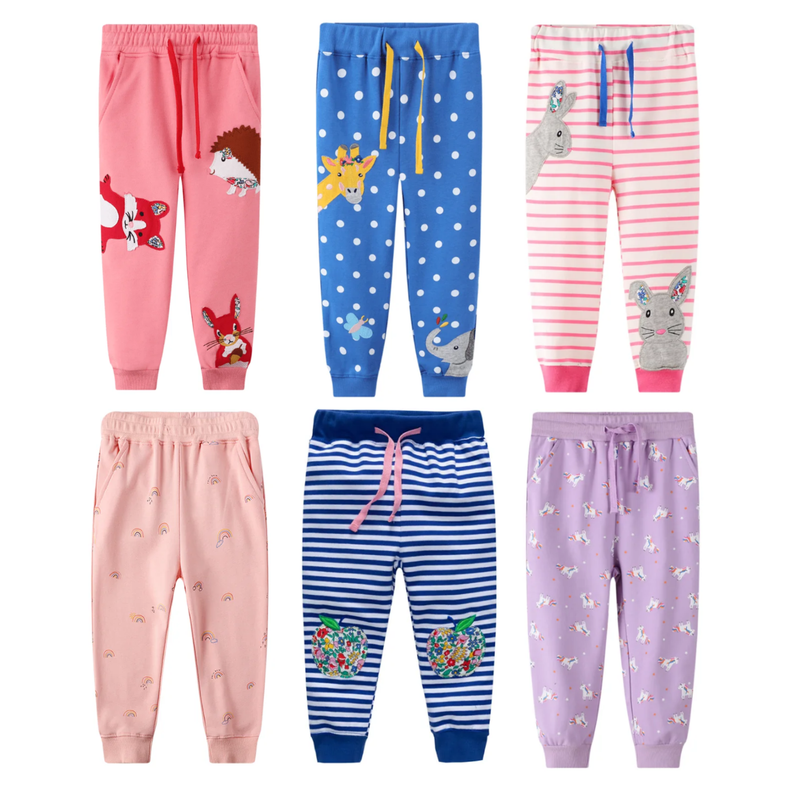 Pantalon Buzo Niña 100% Algodón Frutillas Jump Kids-1