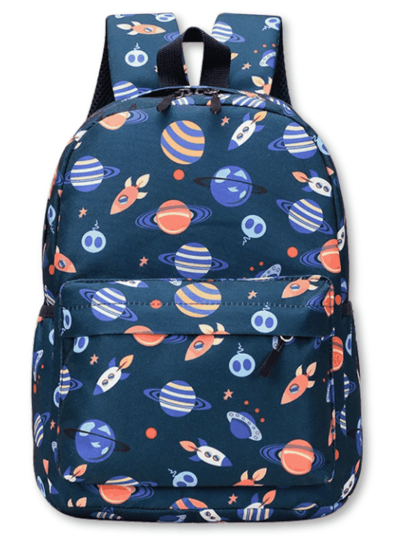Mochila Infantil 2 a 4 años Jardín Escuela 33cm Niño Niña Blue Planet-0
