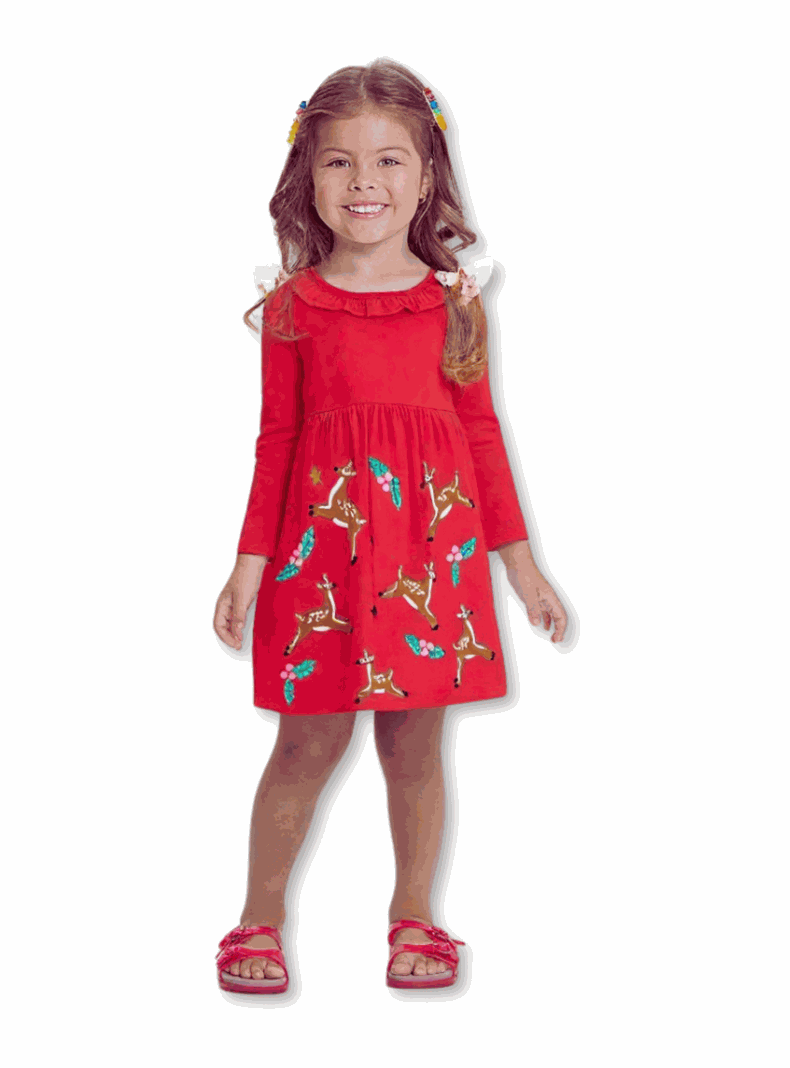 Vestido Manga Larga Jump Kids-0