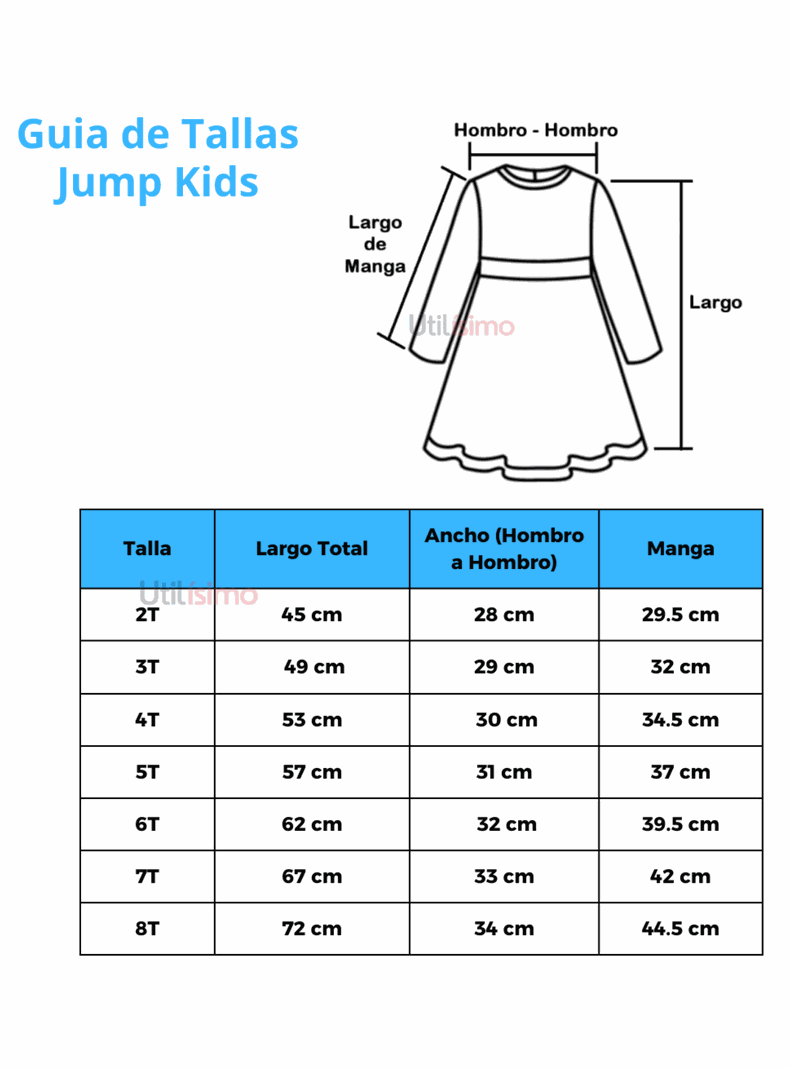 Vestido Manga Larga Jump Kids-2