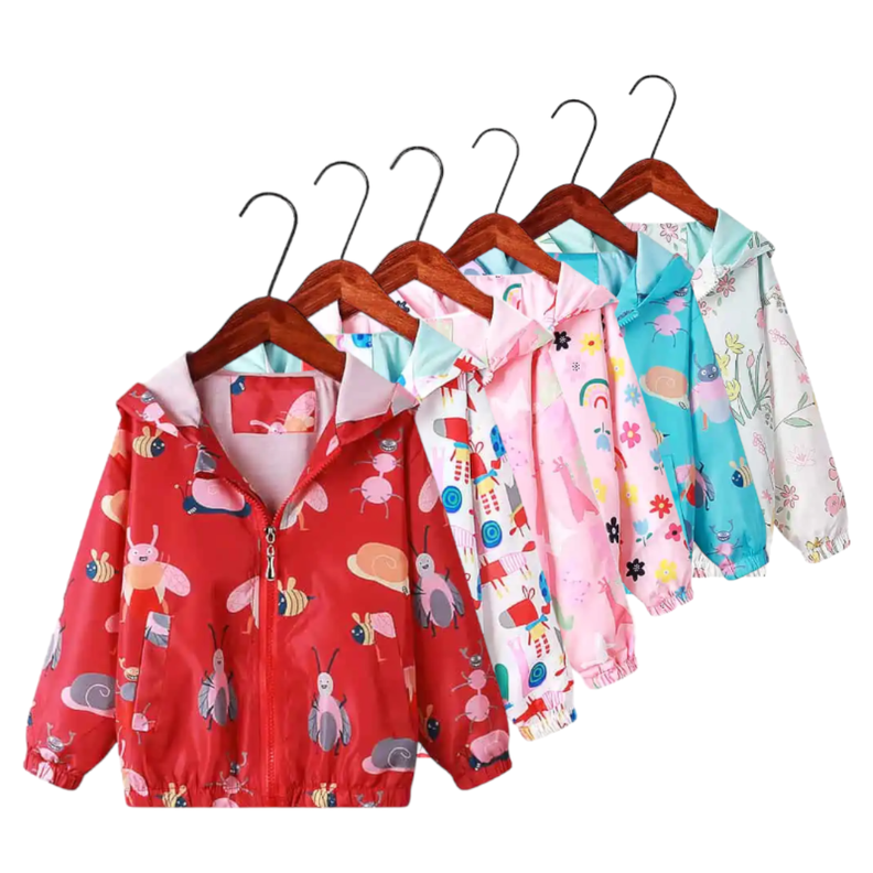 Chaqueta Cortaviento Impermeable Niña y Bebé Jump Kids SURTIDO-0