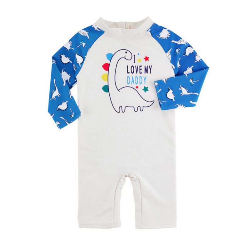 Traje De Baño Enterito Manga Larga Niño Jump Kids Surtido-0