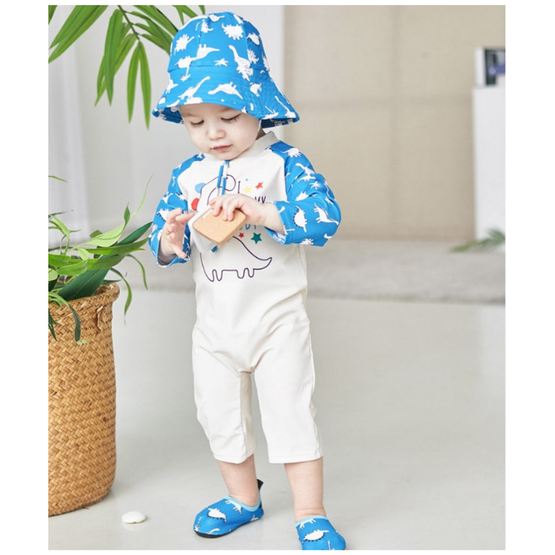 Traje De Baño Enterito Manga Larga Niño Jump Kids Surtido-1