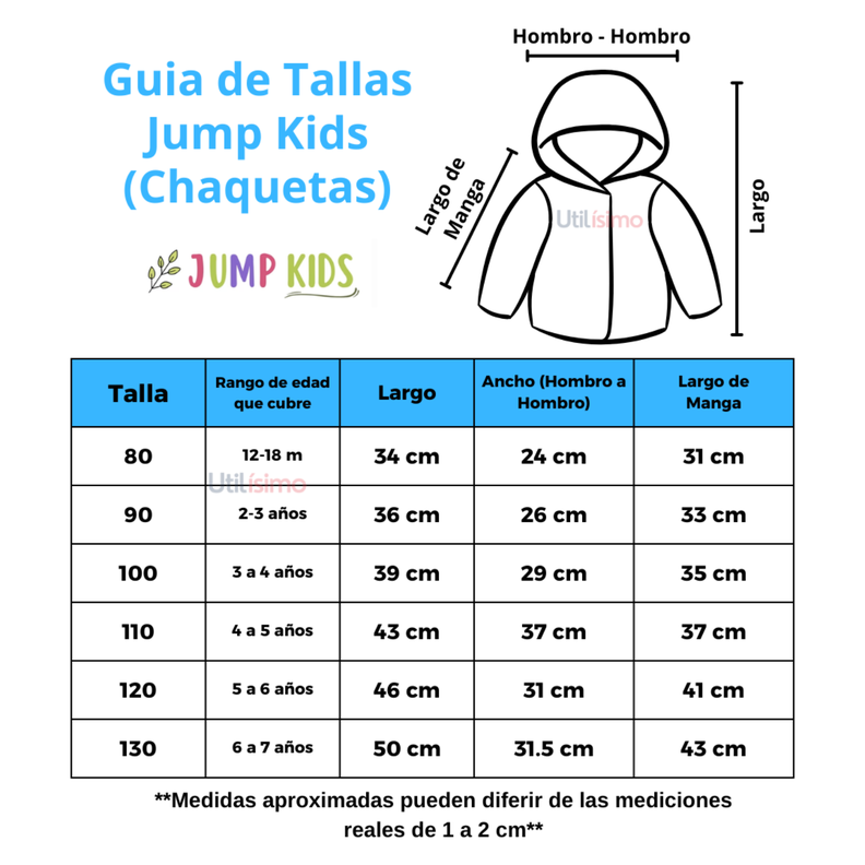 Chaqueta Polar Con Cierre y Bolsillos Unisex  Gris Oscuro Jump Kids-4