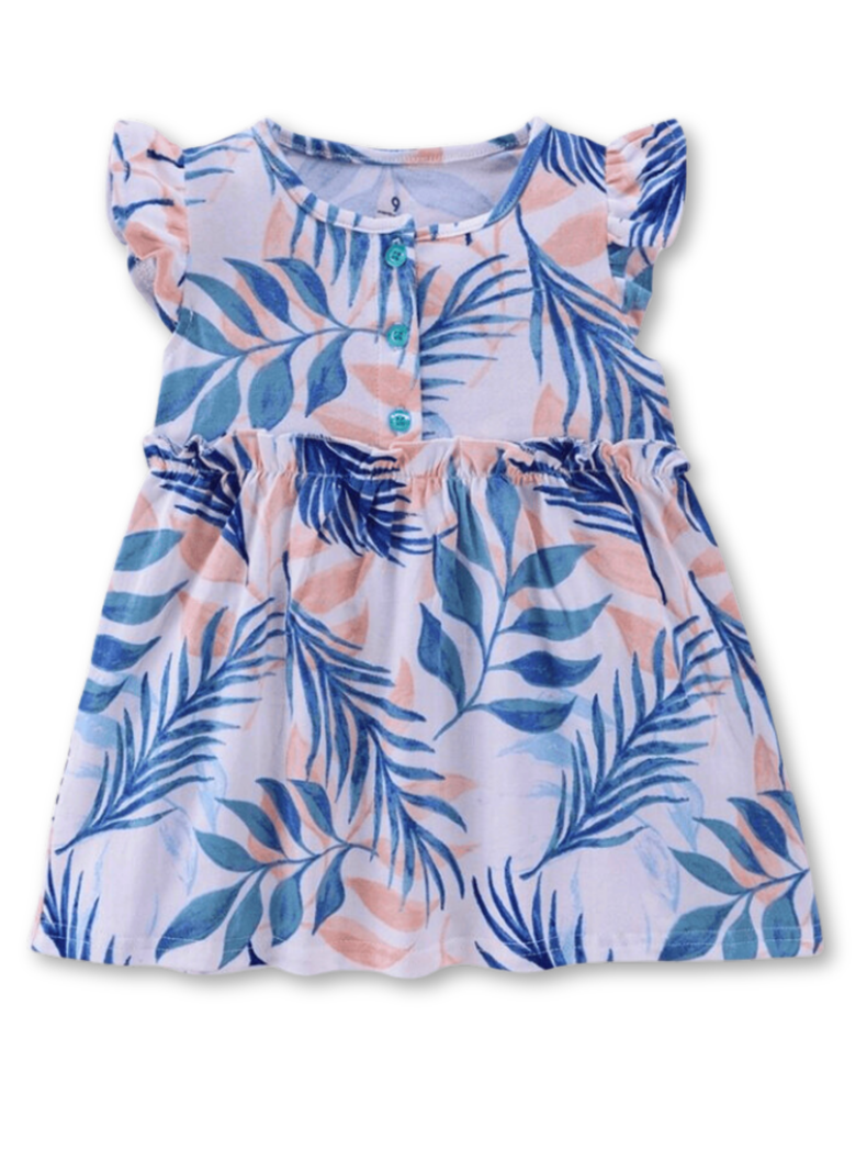 Vestido Sin Mangas Estampado Bebé Niña 9 a 36 Meses Summer Holiday-0