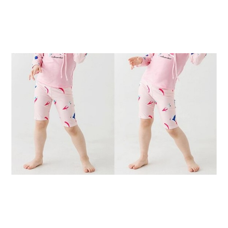 Traje De Baño 2 Piezas Manga Larga Niña Jump Kids Loro-2