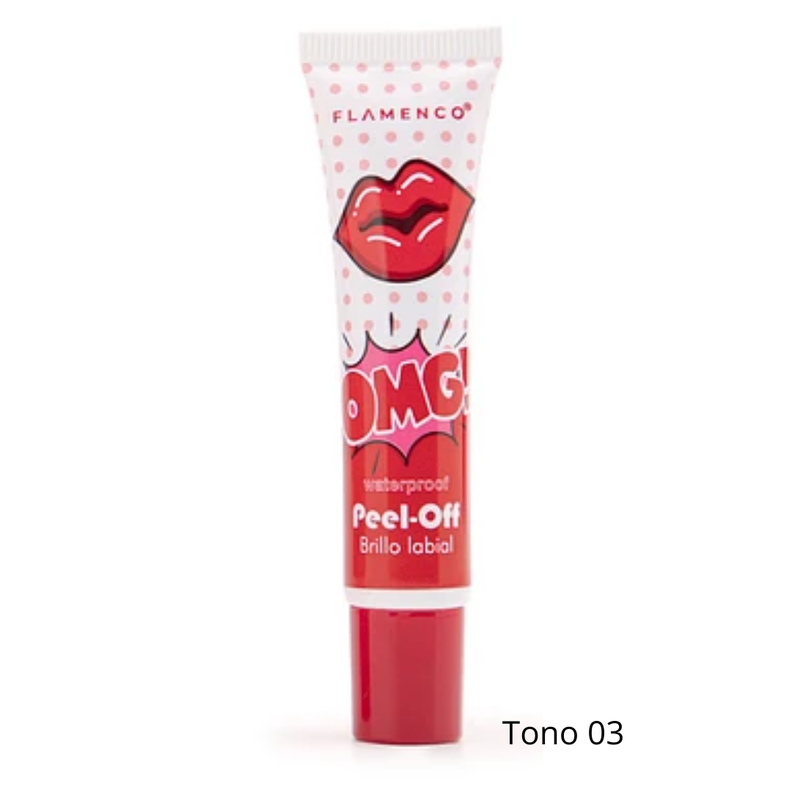 Lip Gloss Peel-Off Waterproof Flamenco T03-0