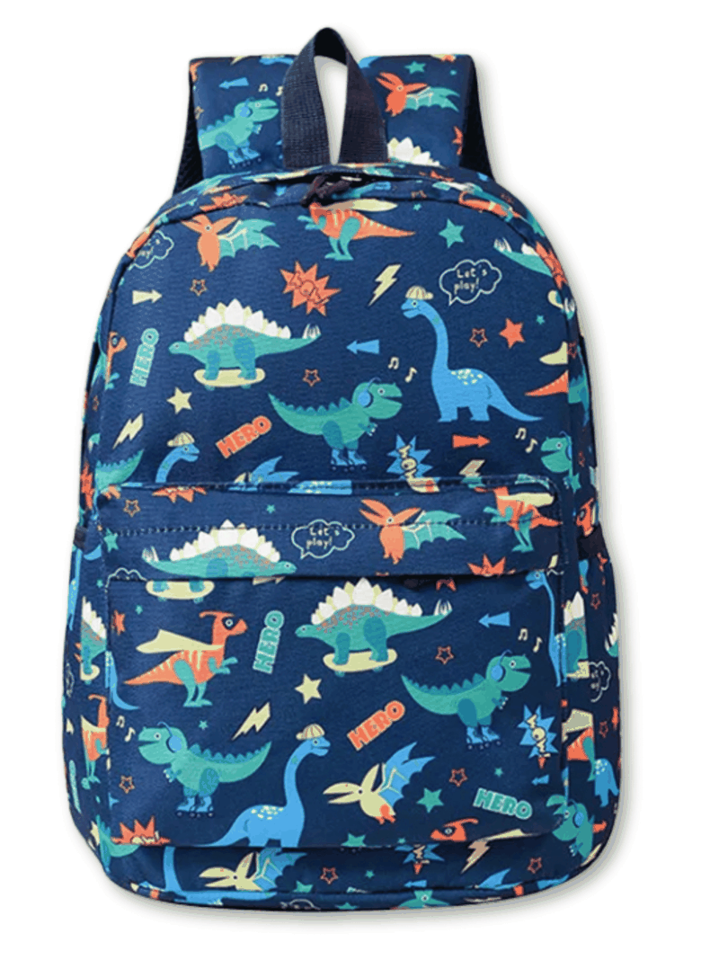 Mochila Infantil 2 a 4 años Jardín Escuela 33cm Niño Niña Blue Dinosaur-0