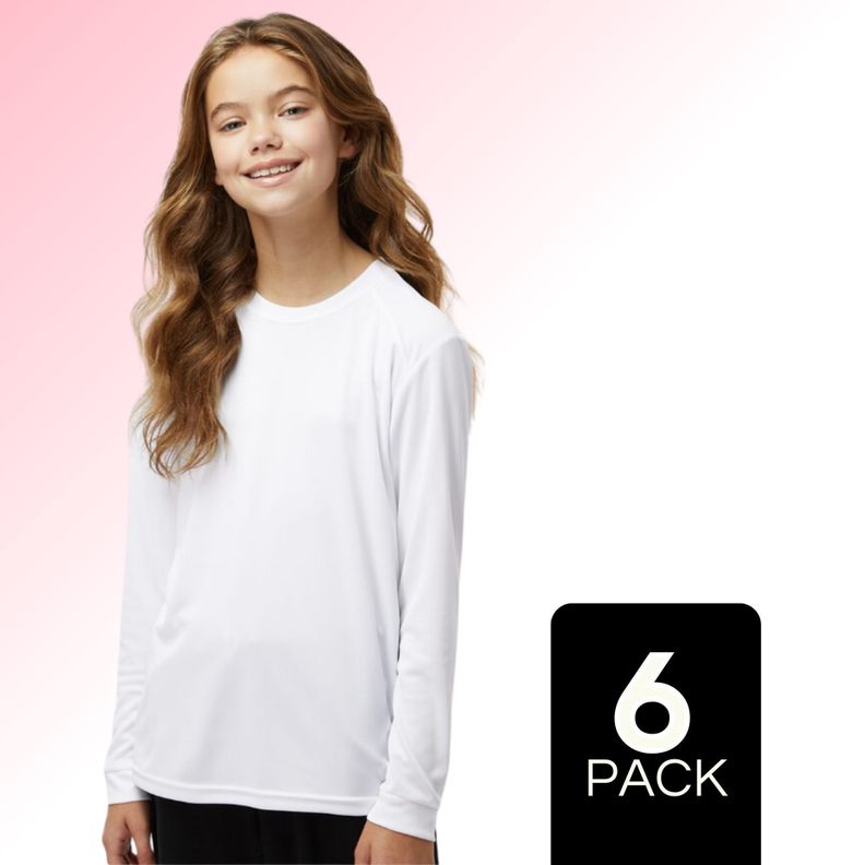 Pack 6 Camisetas Polar Primera Capa Niña Invierno-0