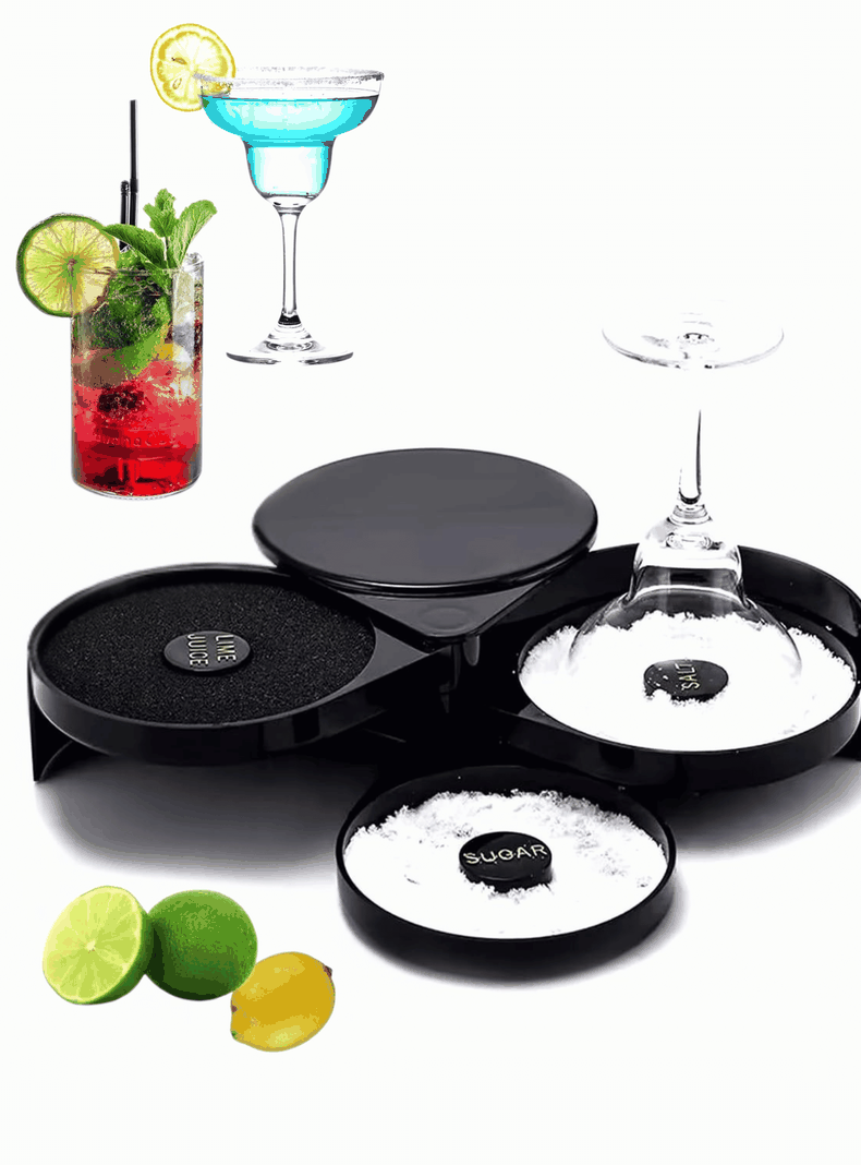Escarchador De Copas Vasos Orillador Cocteles Micheladas 3 Bandejas-0
