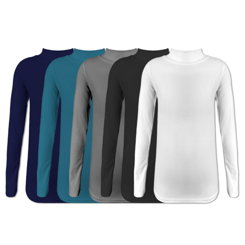 Pack 4 Camisetas Polera Beatle Bambú Niño Primera Capa-1