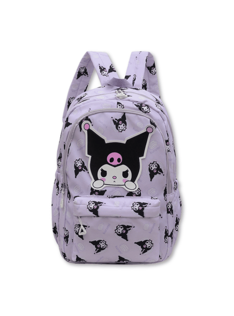 Mochila Sanrio Anime 43cm Juvenil y Escolar Kuromi-0