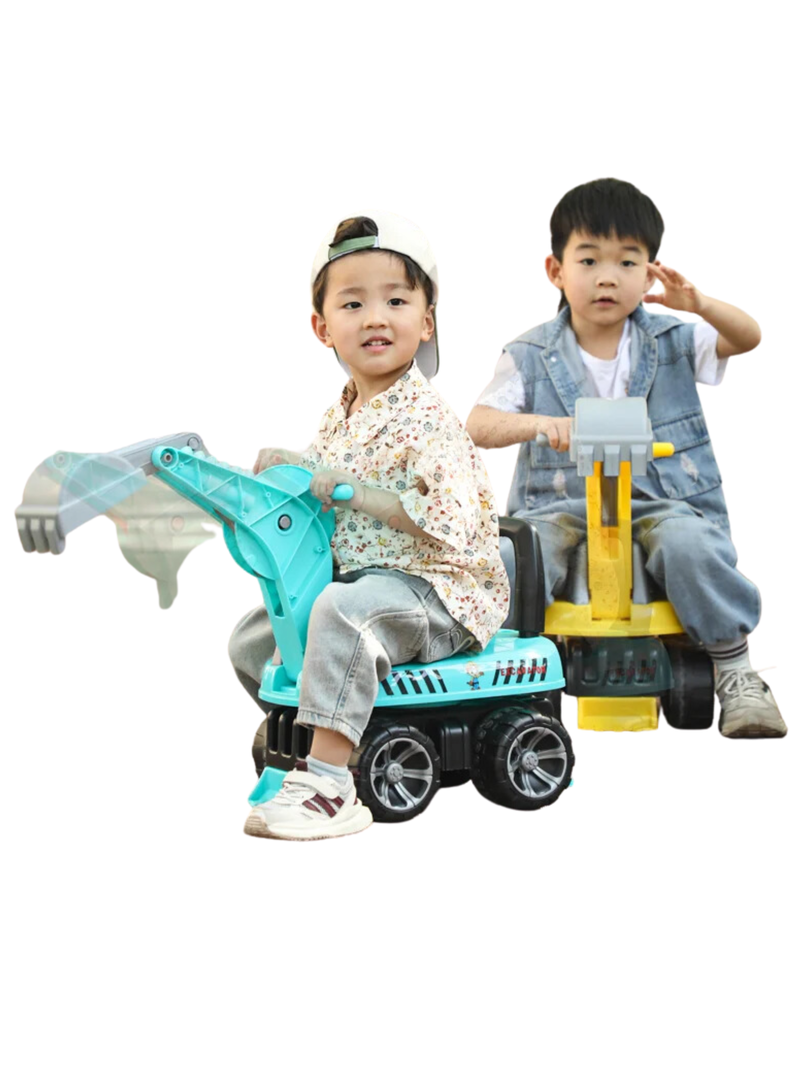 Correpasillo infantil estilo Camión Excavadora Niño Amarillo-0