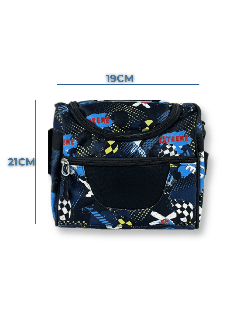 Mochila Con Lonchera Y Estuche 45CM Estampado Full Color Niño Cross-2