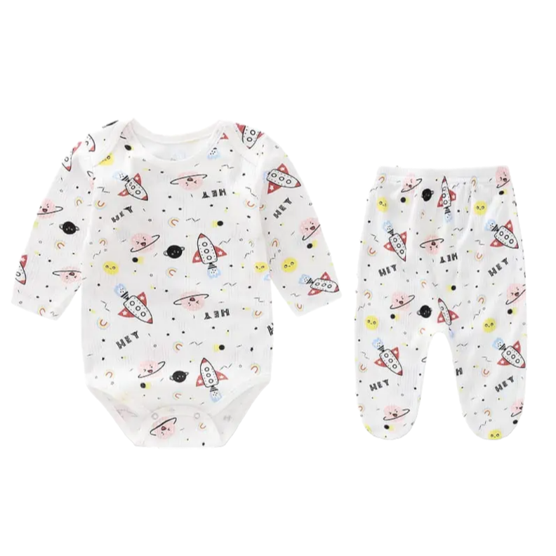 Conjunto 2 Piezas Pantalón Body Bebé Niño Jump Kids Surtido-1