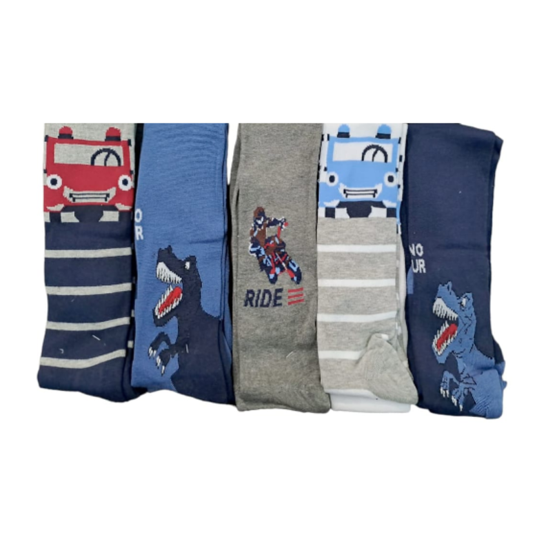 Pack 5 Pantys Primera Capa Invierno Niño Ballerina-1
