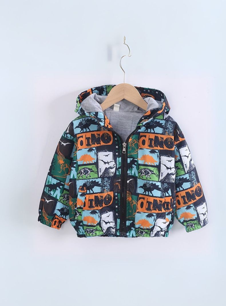 Cortaviento Impermeable Chaqueta Estampado Niño Y Bebé Jump Kids-0