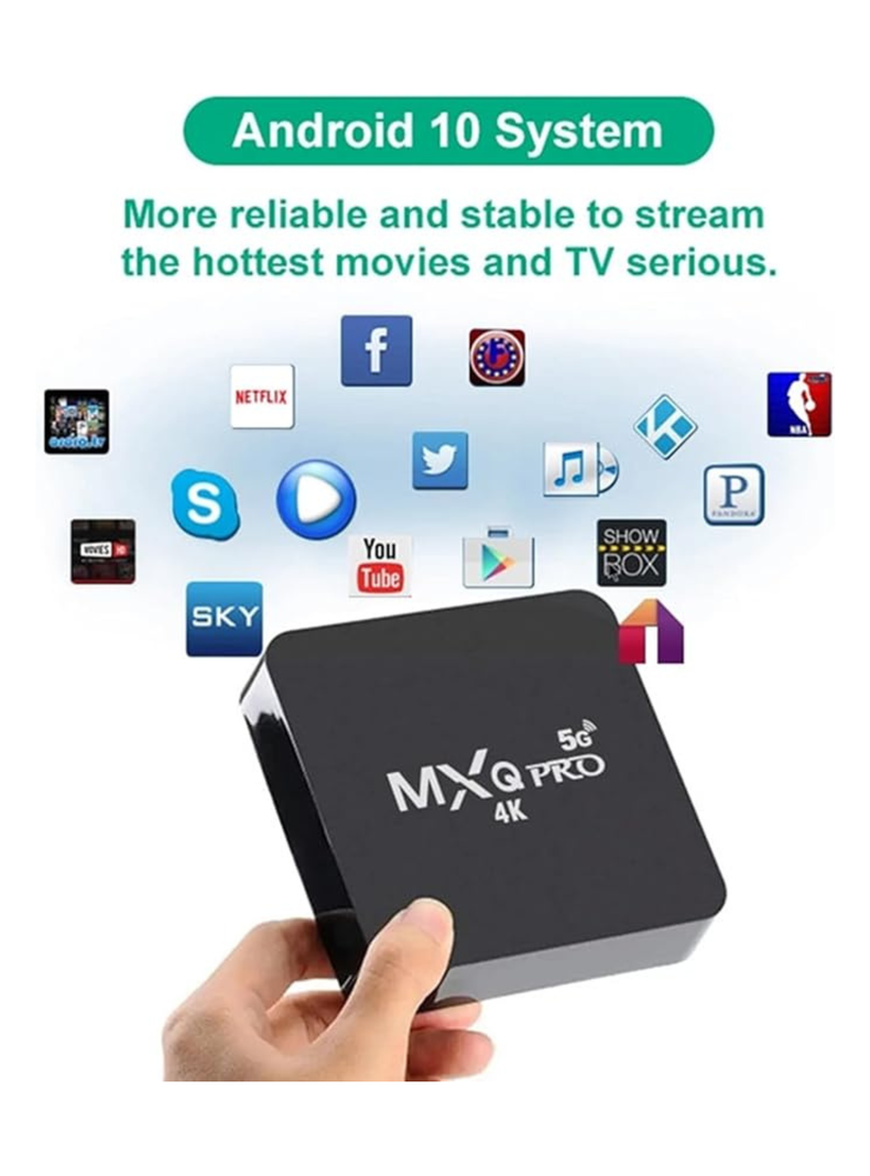 Decodificador TV Box 4K 8GB Ram128gb Wifi 5G Android 13.0-4
