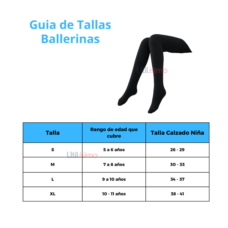 Pack 3 Ballerina Escolar Gris Linea Algodón-1
