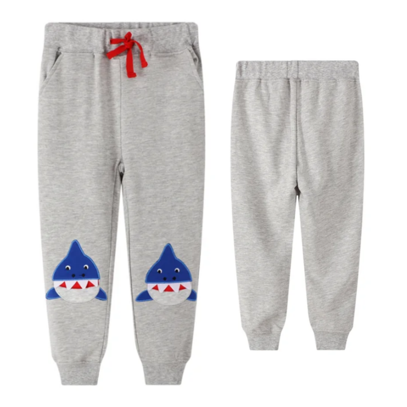 Pantalon Buzo Niño 100% Algodón Tiburón Jump Kids-0